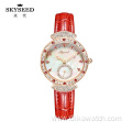 SKYSEED watch ladies watch with diamond waterproof quartz